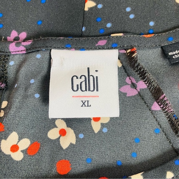 CAbi Muse Floral Flutter Sleeve Dress Size XL - Picture 9 of 11